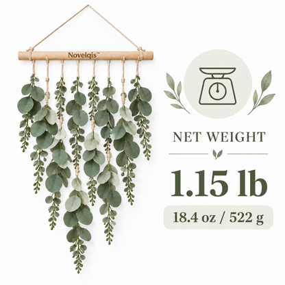 Novelqis™ Eucalyptus Cascade Wall Hanging