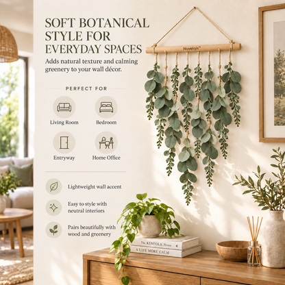 Novelqis™ Eucalyptus Cascade Wall Hanging