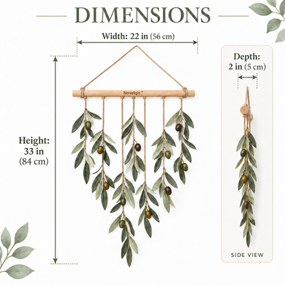 Novelqis™ Olive Branch Wall Hanging