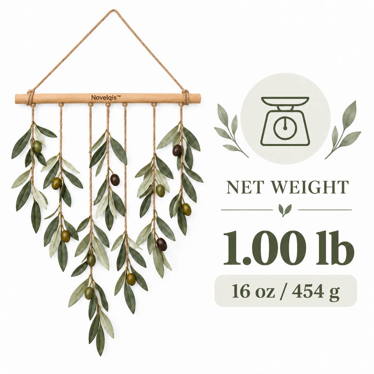 Novelqis™ Olive Branch Wall Hanging