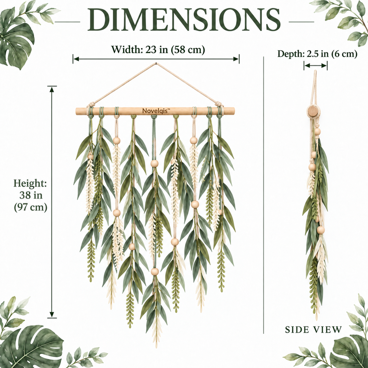 Novelqis™ Willow Drop Wall Hanging