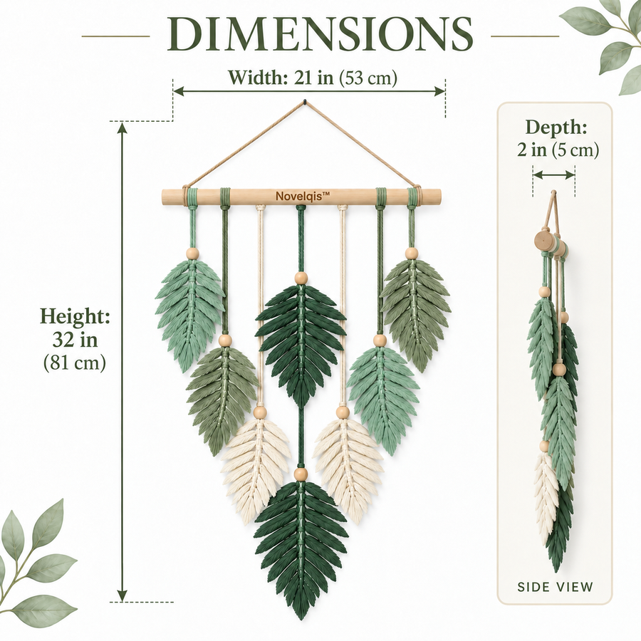 Novelqis™ Layered Fern Wall Hanging