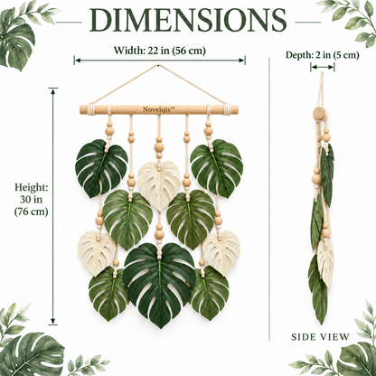 Novelqis™ Monstera Leaf Wall Hanging
