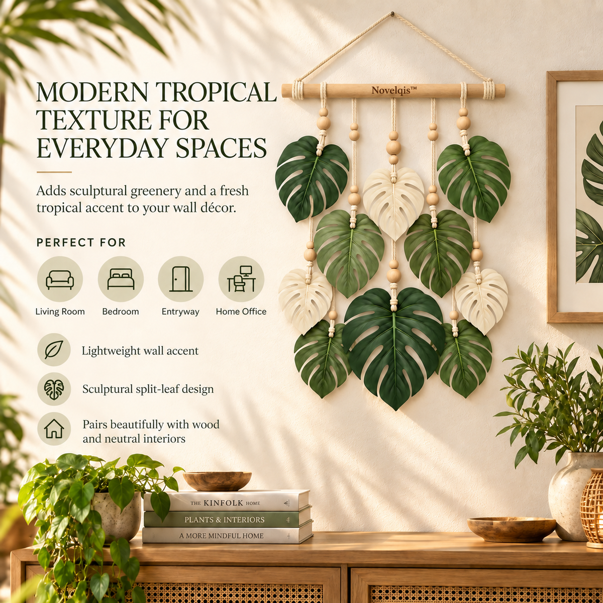 Novelqis™ Monstera Leaf Wall Hanging