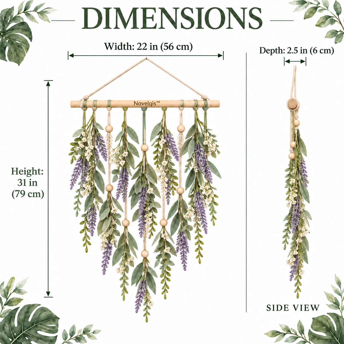 Novelqis™ Lavender Meadow Wall Hanging