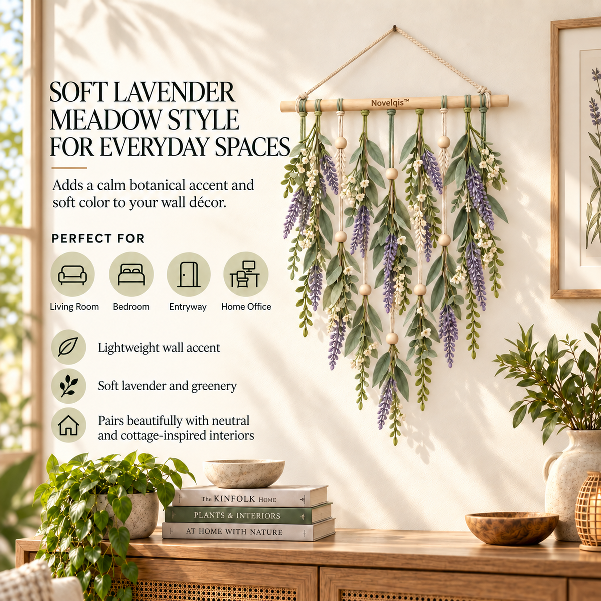 Novelqis™ Lavender Meadow Wall Hanging