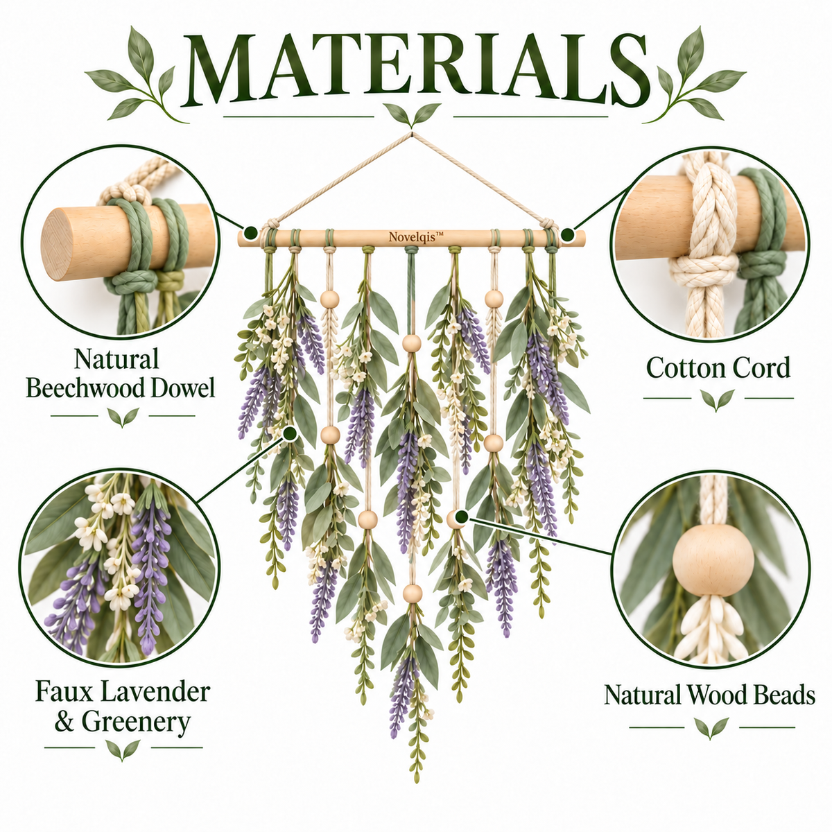 Novelqis™ Lavender Meadow Wall Hanging