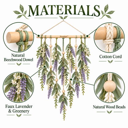 Novelqis™ Lavender Meadow Wall Hanging