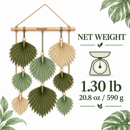 Novelqis™ Palm Fan Wall Hanging