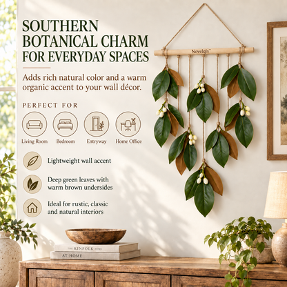 Novelqis™ Magnolia Leaf Wall Hanging