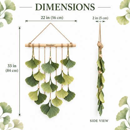 Novelqis™ Ginkgo Leaf Wall Hanging