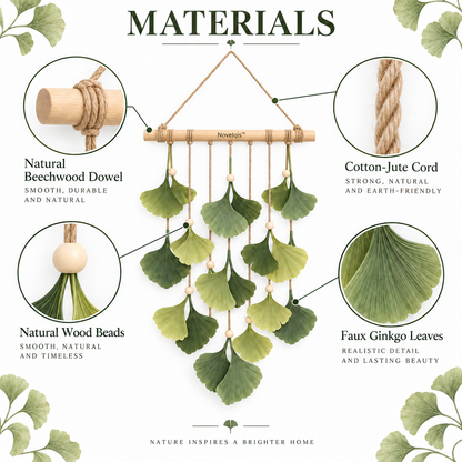 Novelqis™ Ginkgo Leaf Wall Hanging