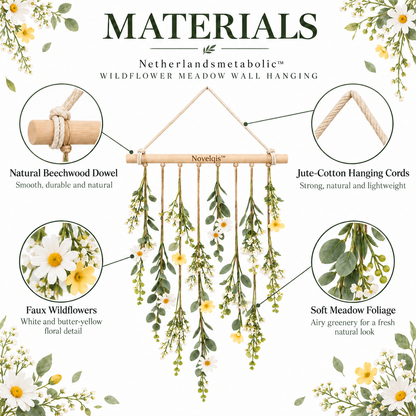 Novelqis™ Wildflower Meadow Wall Hanging