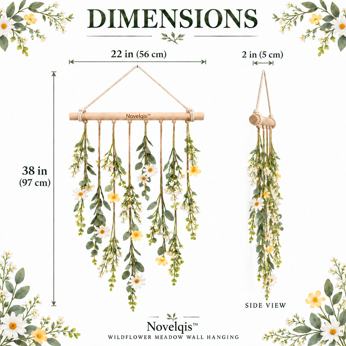 Novelqis™ Wildflower Meadow Wall Hanging