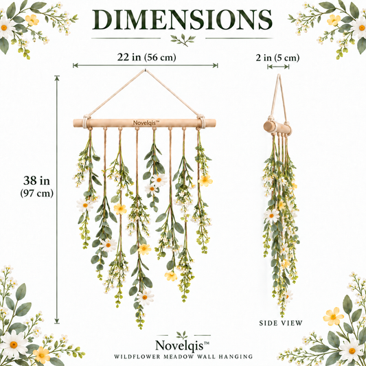 Novelqis™ Wildflower Meadow Wall Hanging